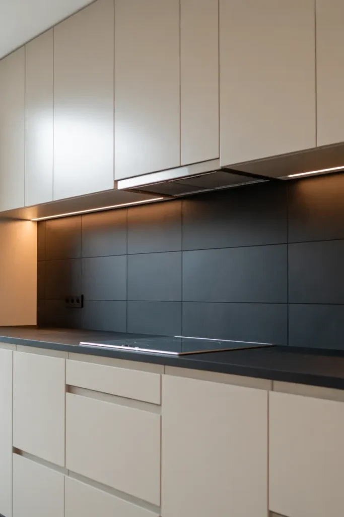 Black Matte Backsplash