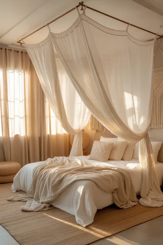 Canopy Beds and Flowing Fabrics