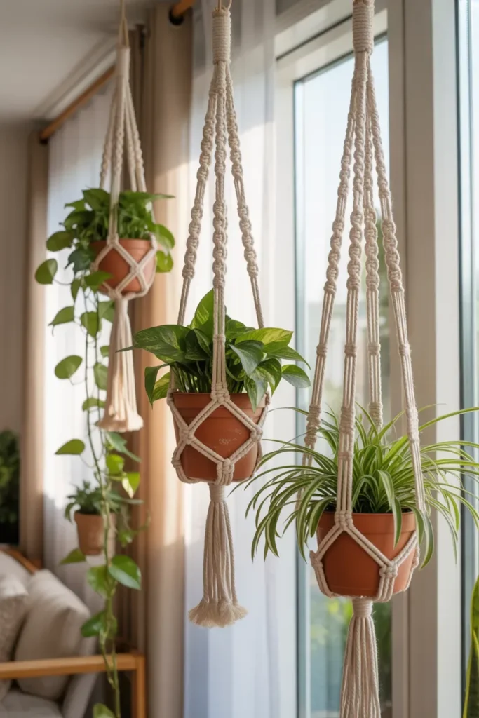 DIY Macramé Plant Hangers