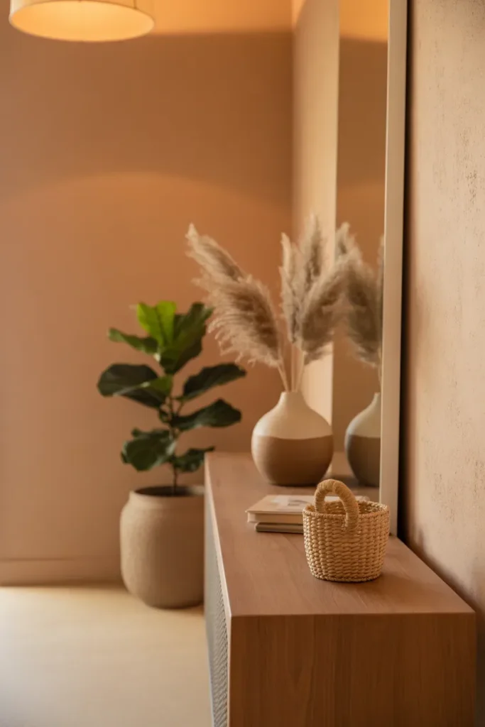 Earth Tone Entryway First Impression