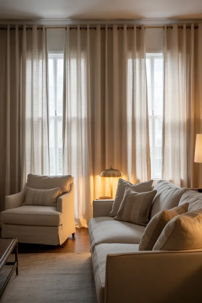Elegant Curtains and Soft Furnishings