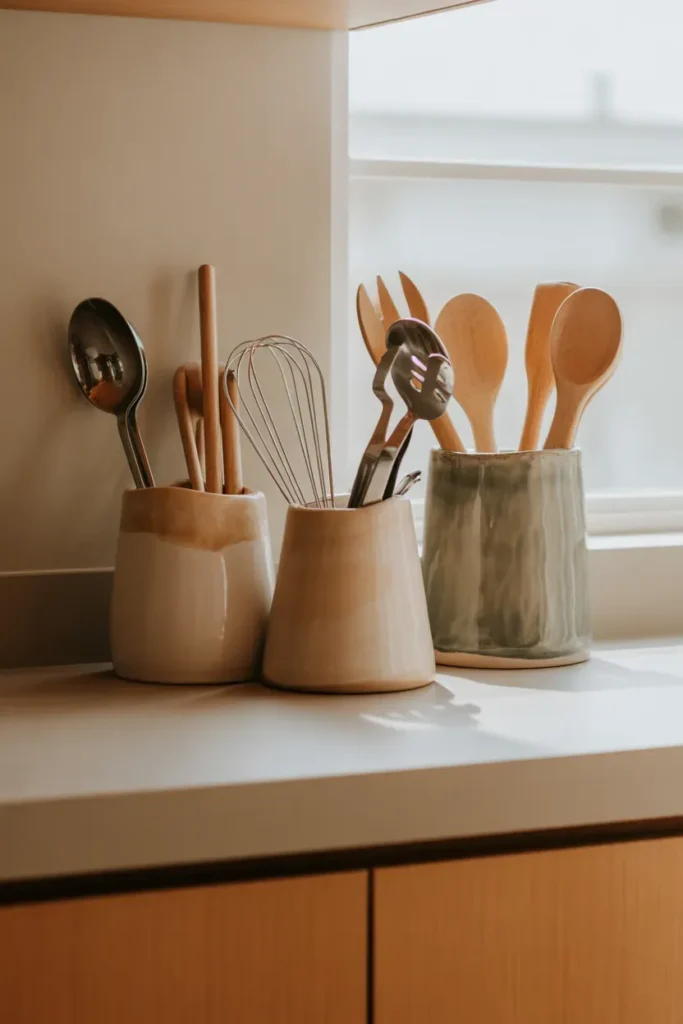 Keep Essentials in Ceramic Containers