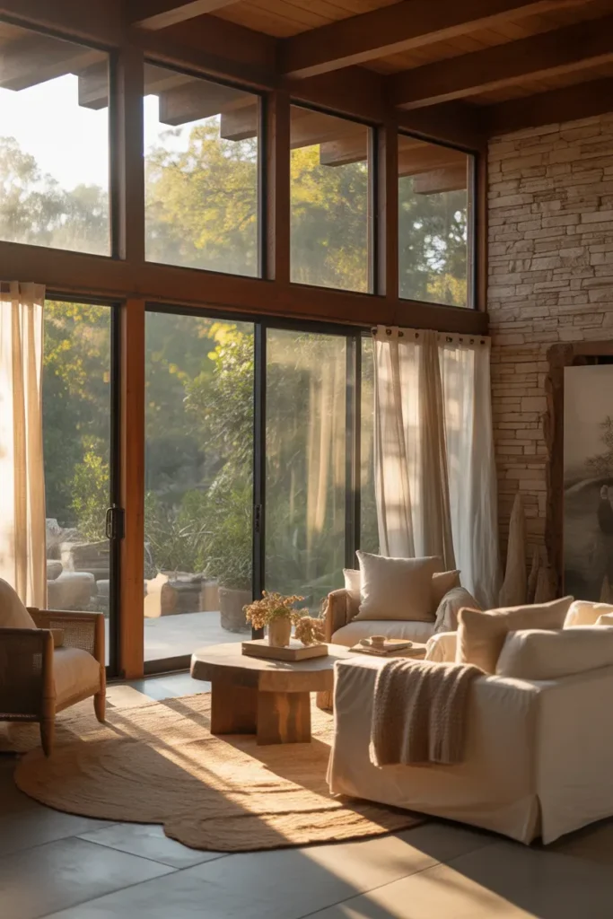 Large Windows and Natural Light