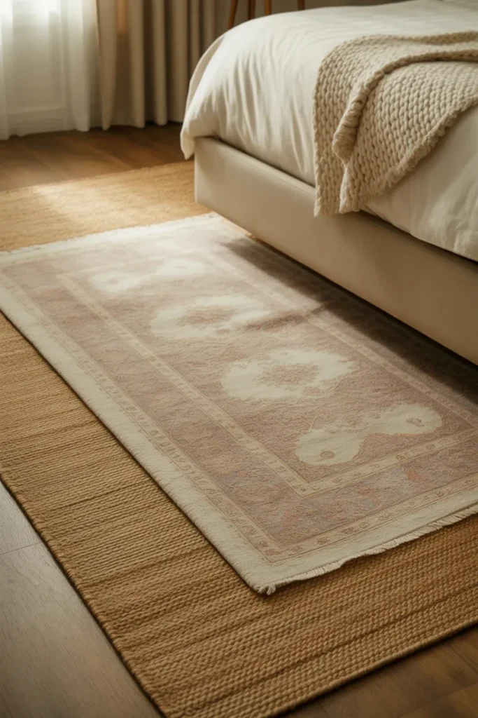 Layer Rugs for Texture