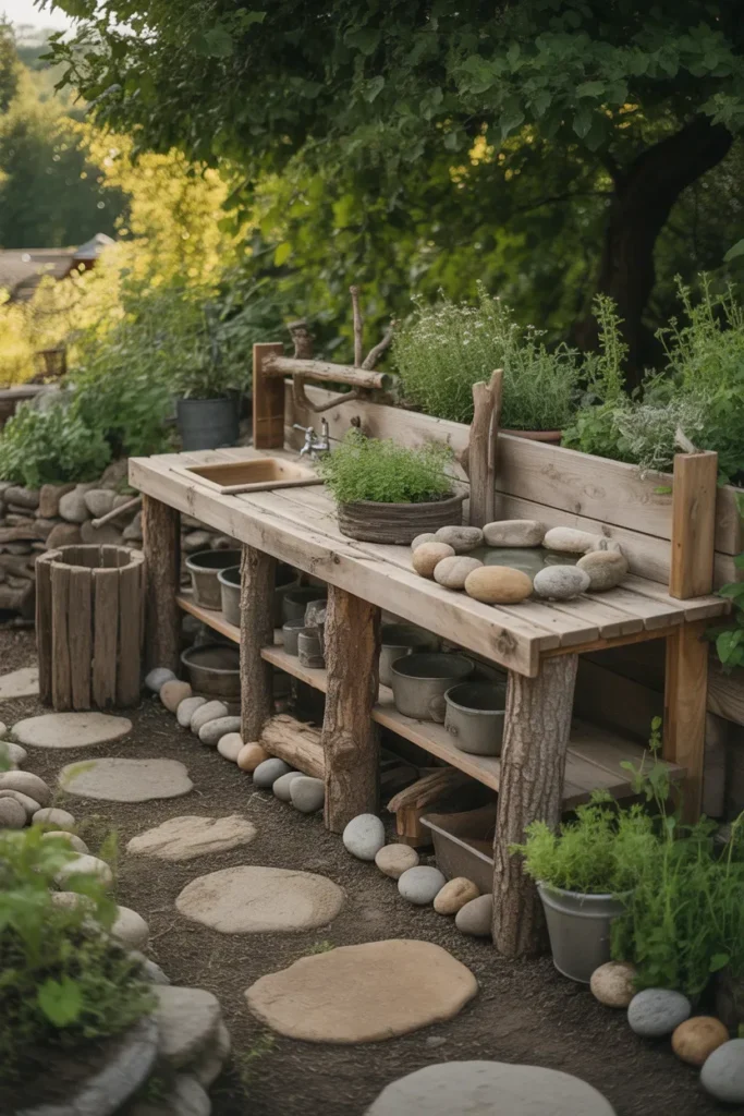 Nature-Inspired Mud Kitchen