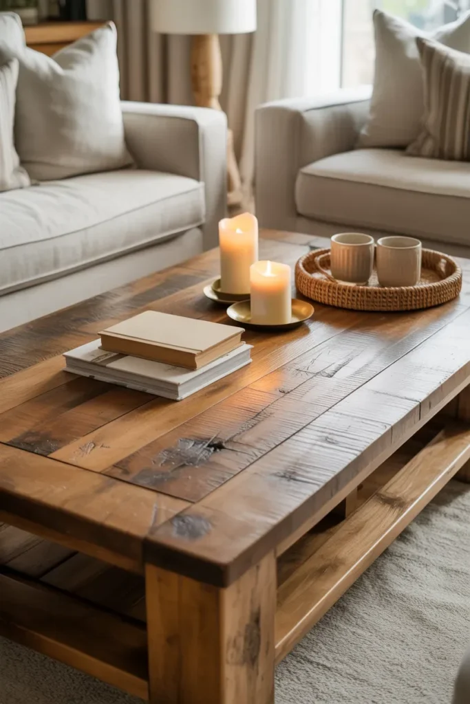 Rustic Coffee Tables with Modern Styling