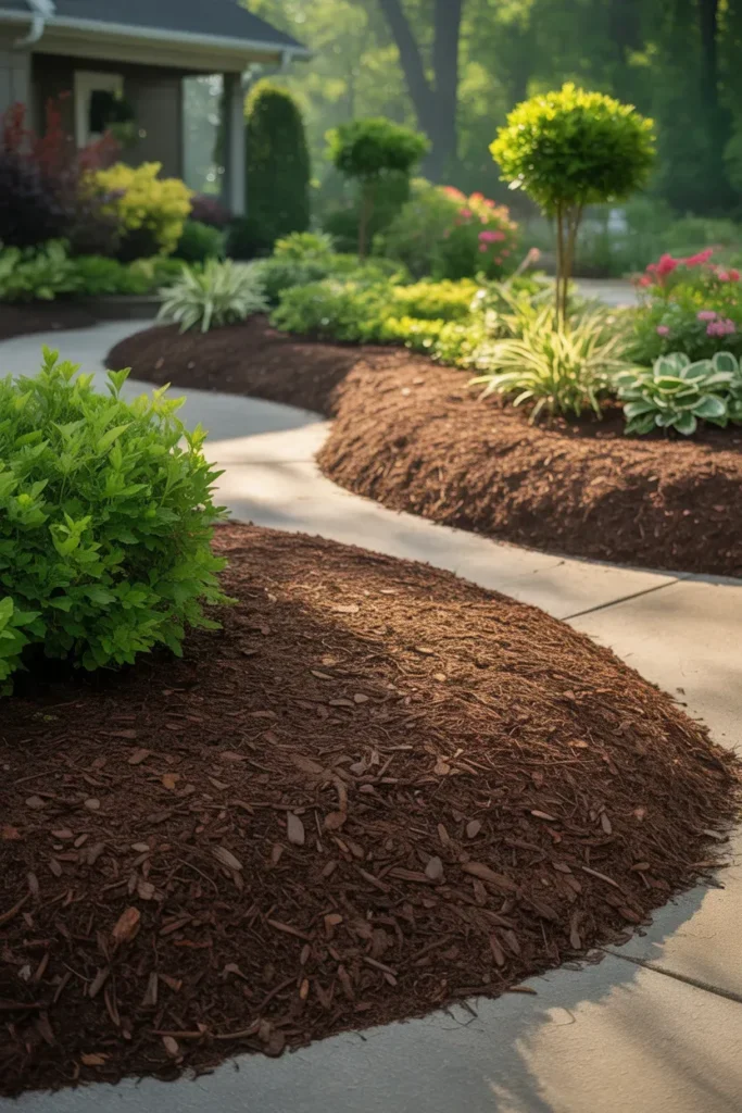 Use Mulch for a Polished Look