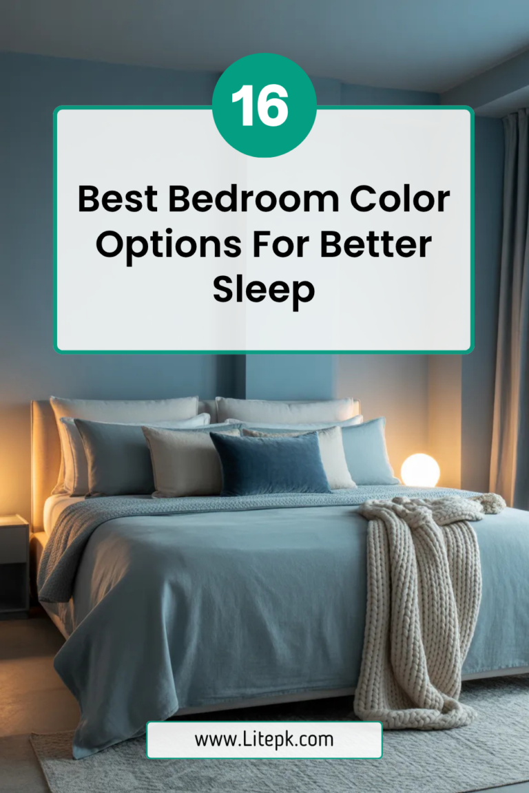 16 Best Bedroom Color Options For Better Sleep