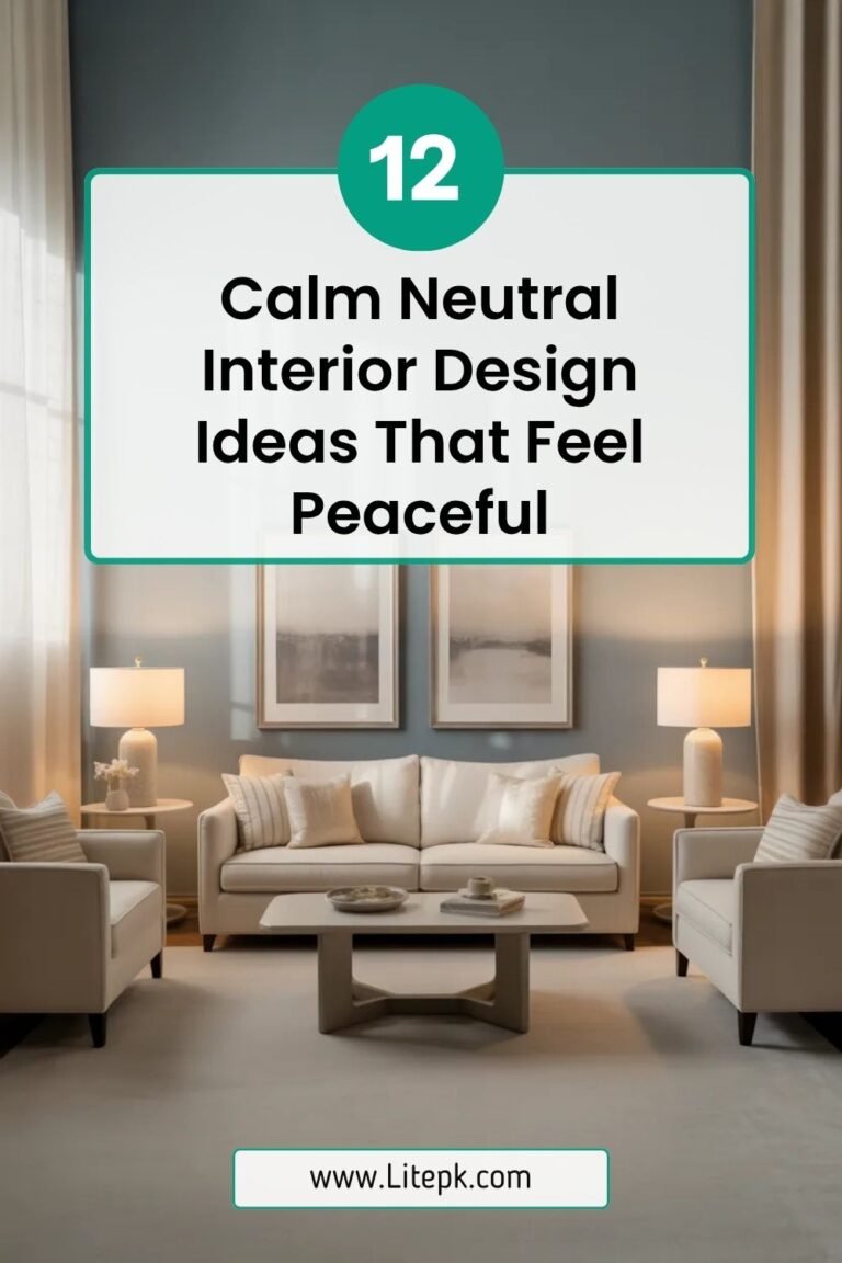 12 Calm Neutral Interior Design Ideas That Feel Peaceful