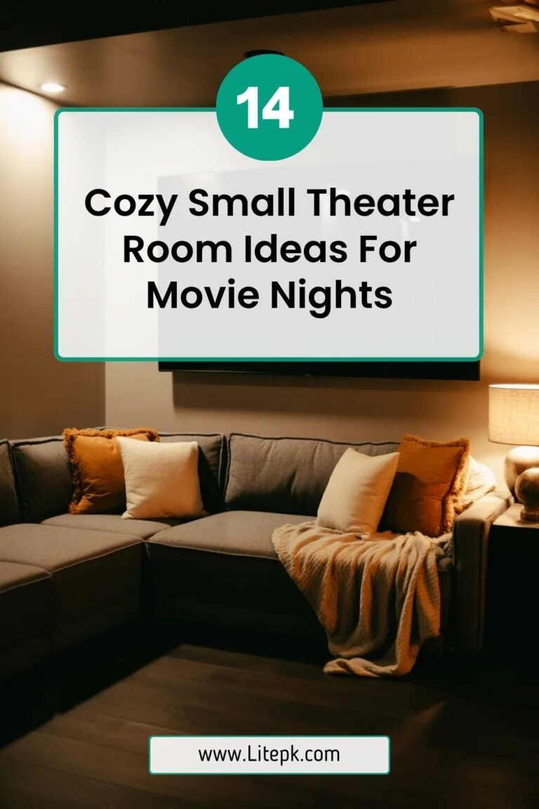 14 Cozy Small Theater Room Ideas For Movie Nights