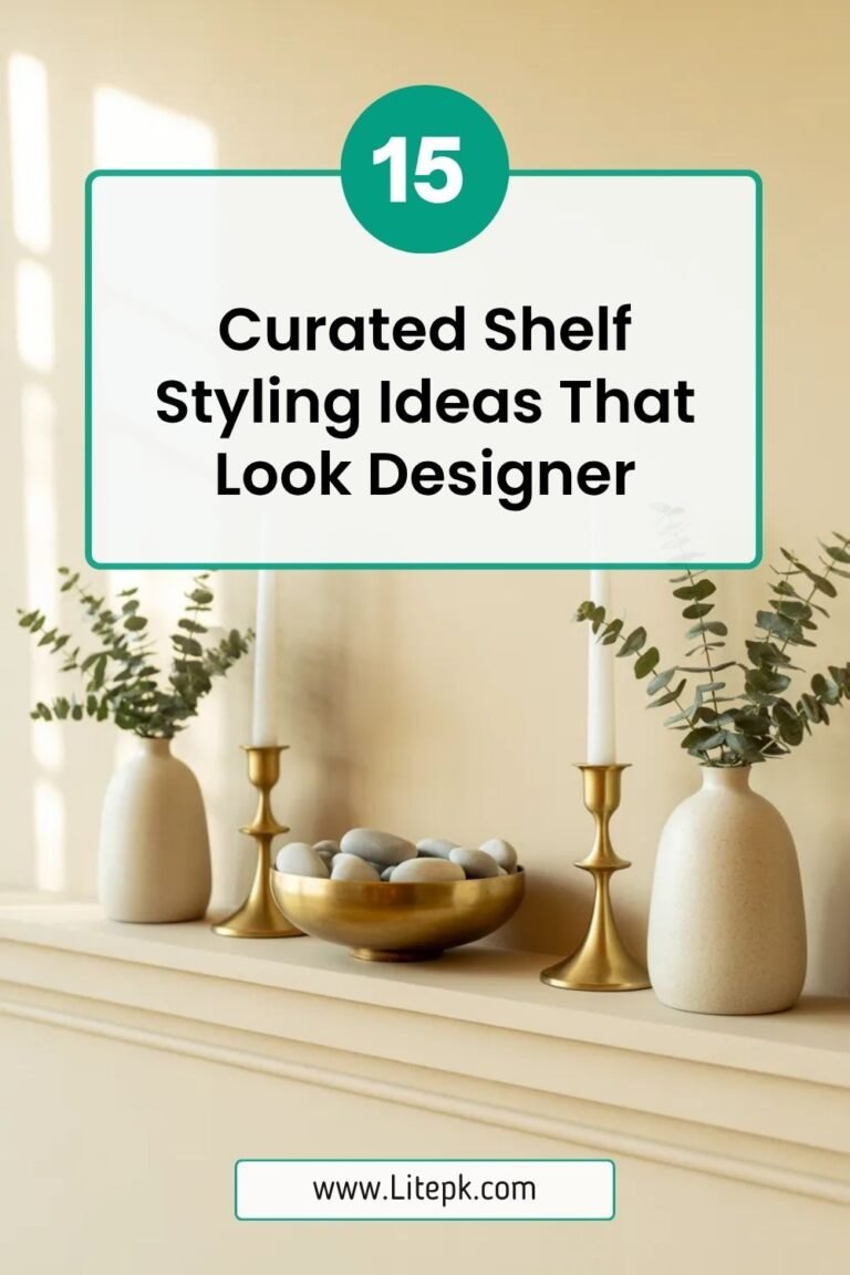 15 Curated Shelf Styling Ideas That Look Designer
