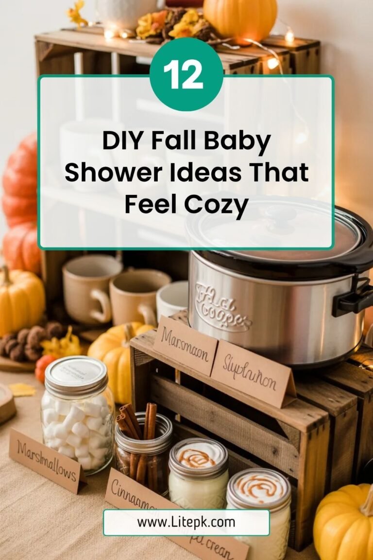 12 DIY Fall Baby Shower Ideas That Feel Cozy