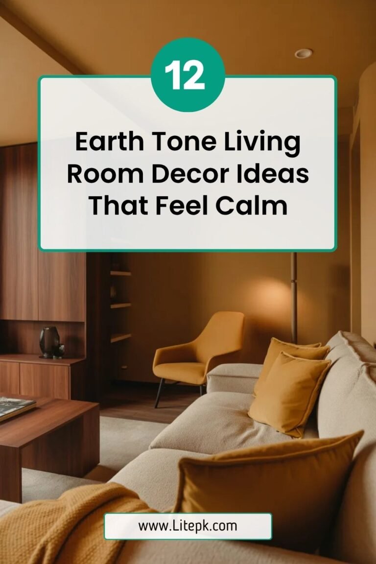 12 Earth Tone Living Room Decor Ideas That Feel Calm