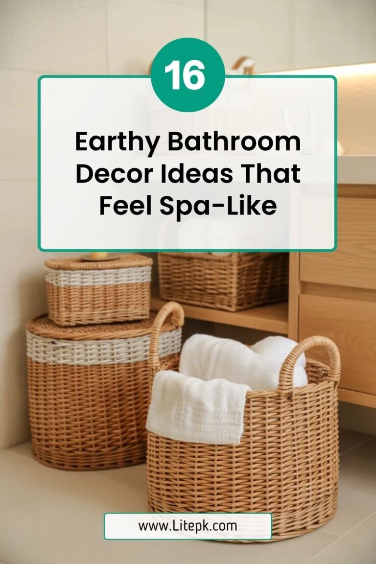 16 Earthy Bathroom Decor Ideas That Feel Spa-Like