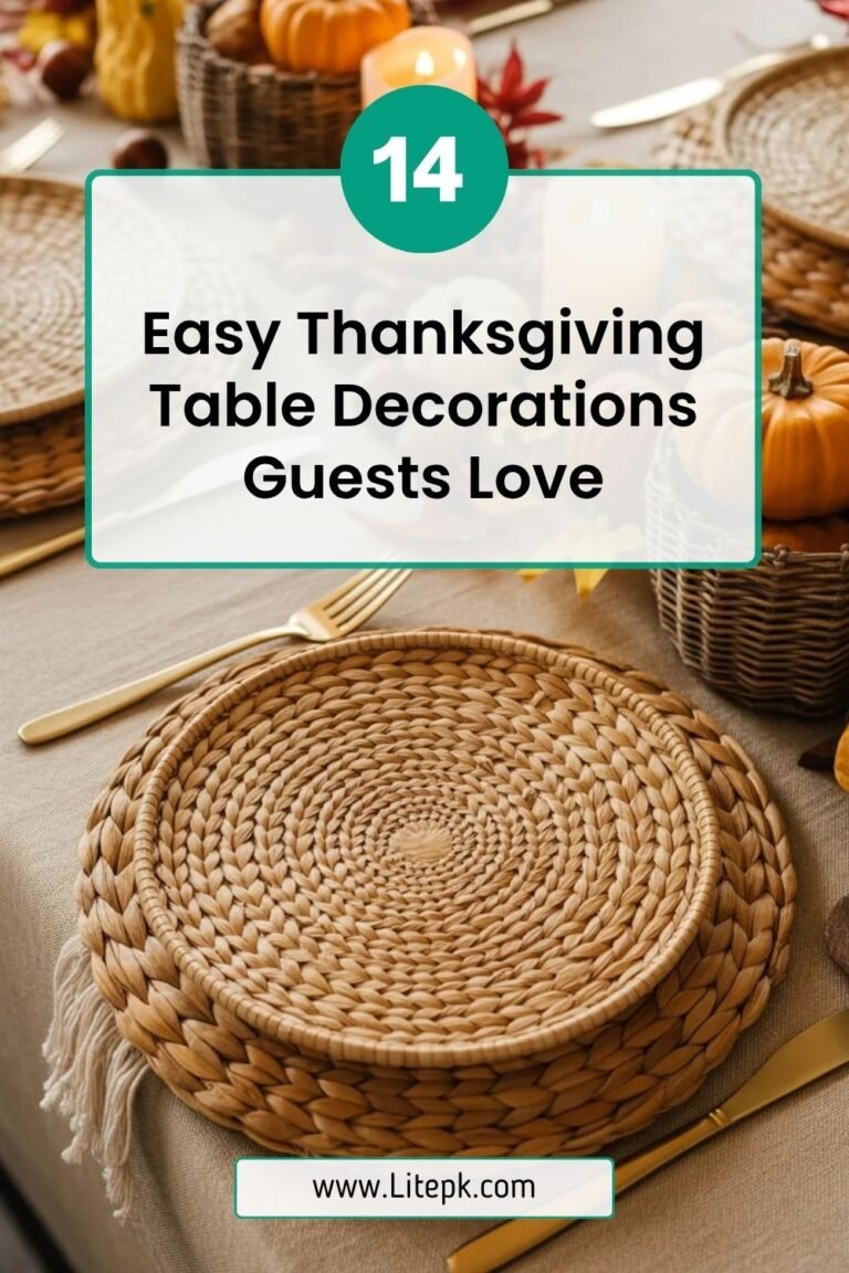 15 Easy Thanksgiving Table Decorations Guests Love