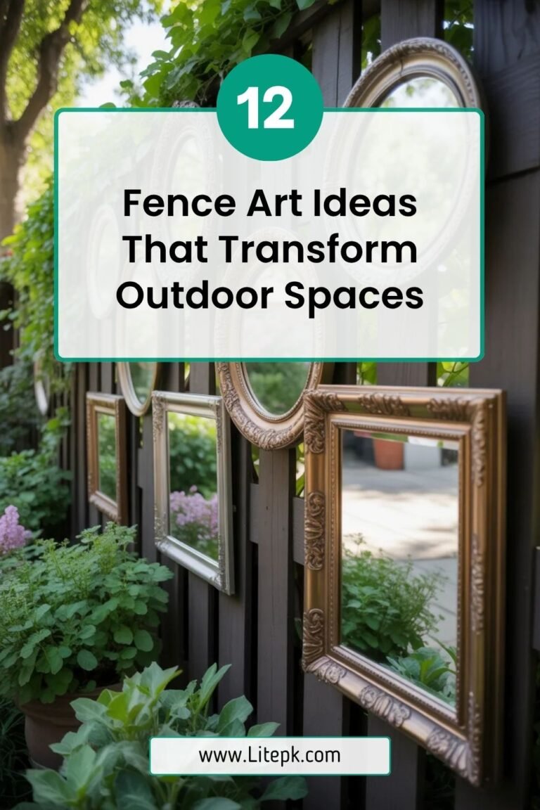 12 Fence Art Ideas That Transform Outdoor Spaces