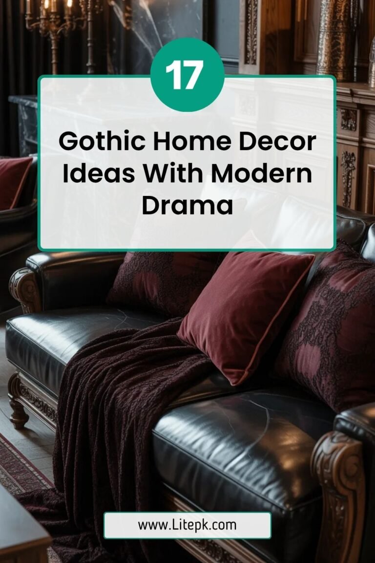 17 Gothic Home Decor Ideas With Modern Drama