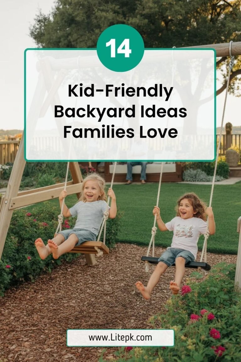 14 Kid Friendly Backyard Ideas Families Love