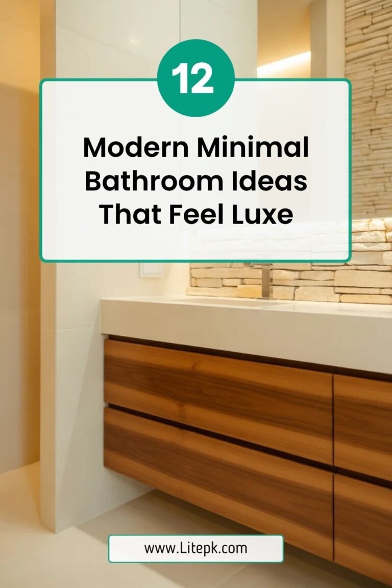 12 Modern Minimal Bathroom Ideas That Feel Luxe