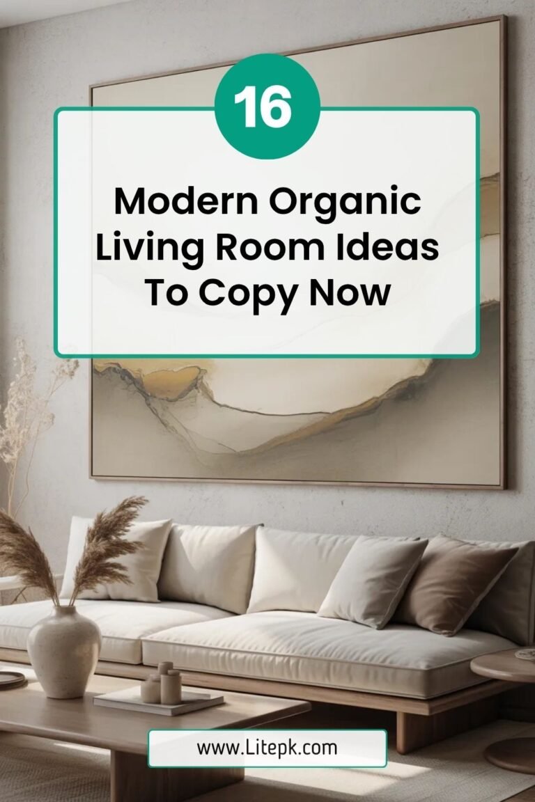 16 Modern Organic Living Room Ideas To Copy Now
