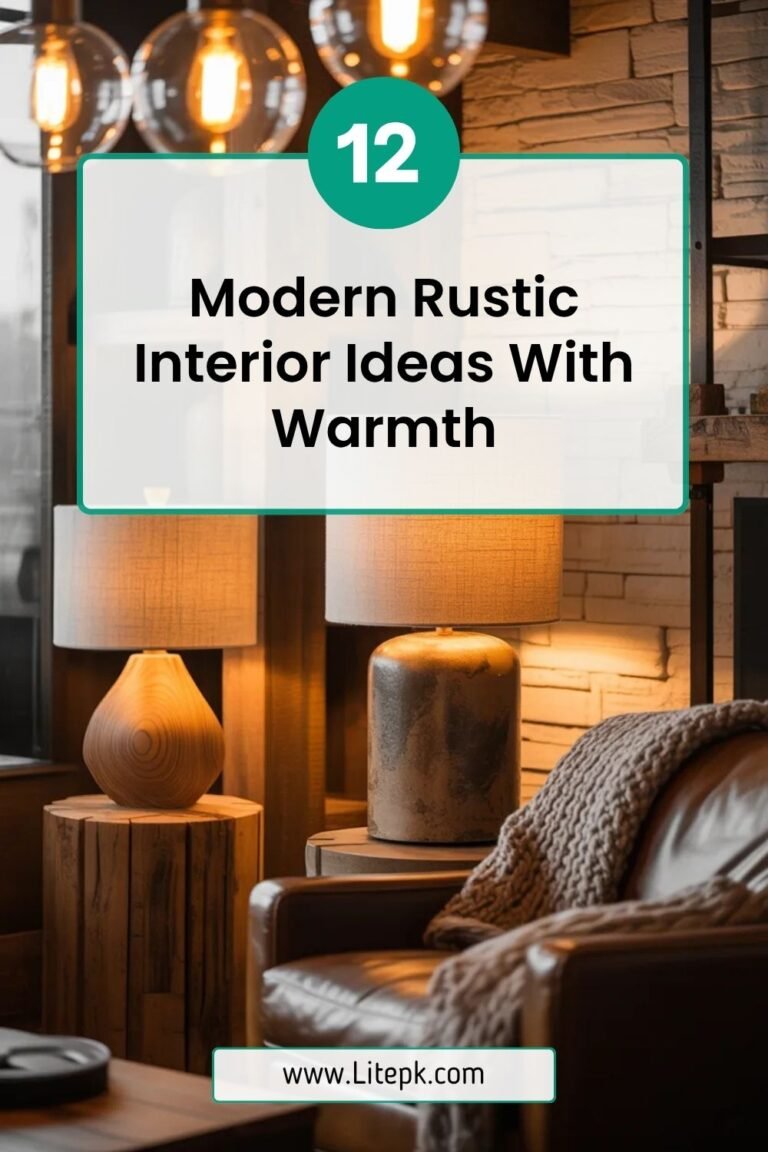 12 Modern Rustic Interior Ideas With Warmth