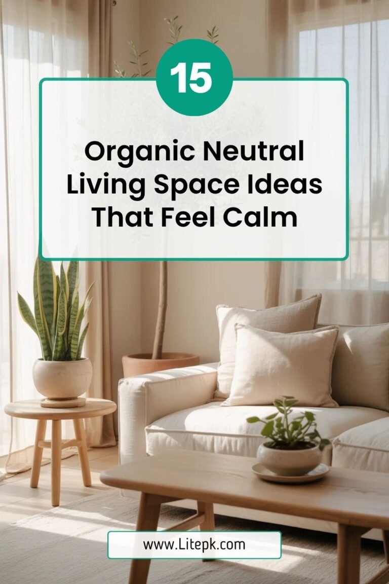 15 Organic Neutral Living Space Ideas That Feel Calm