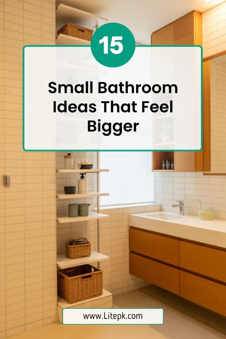 15 Small Bathroom Ideas That Feel Bigger