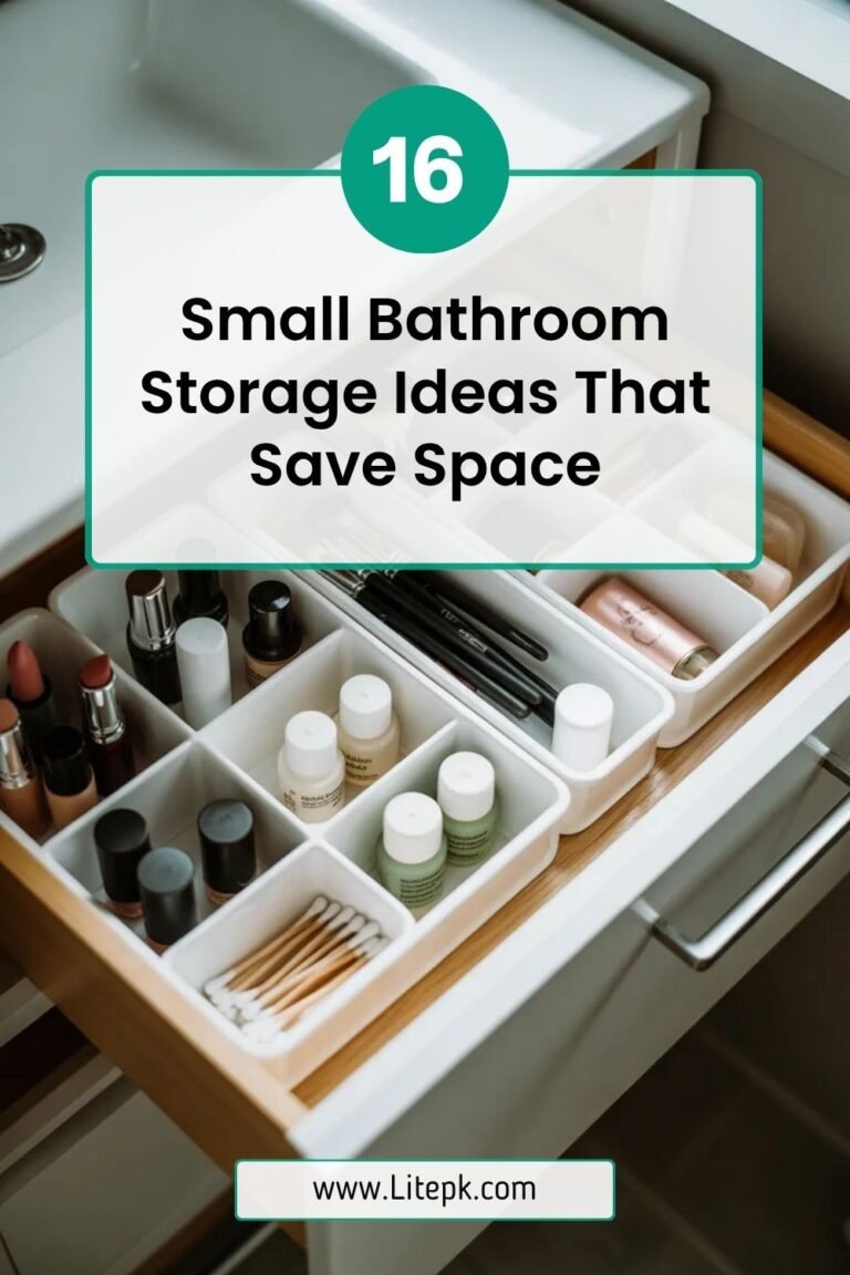 16 Small Bathroom Storage Ideas That Save Space