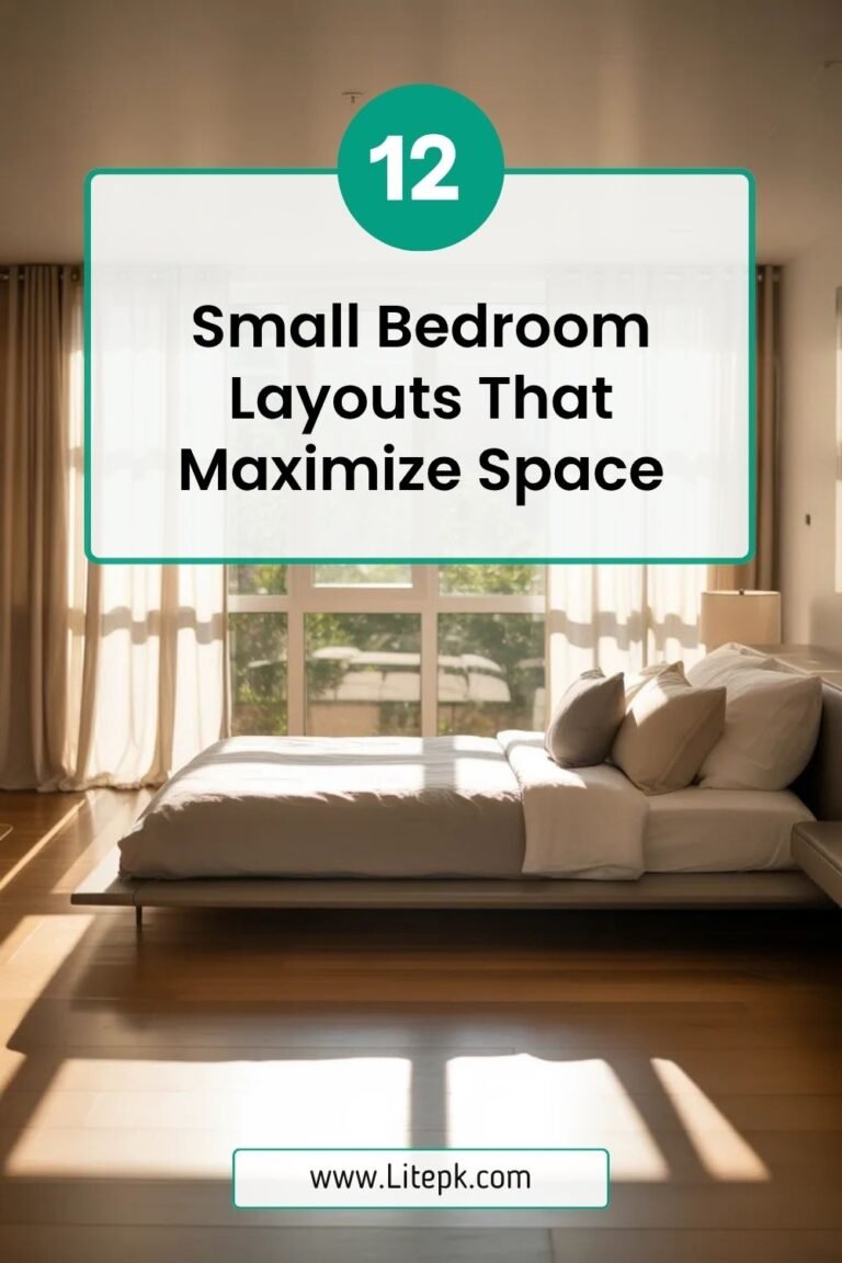 12 Small Bedroom Layouts That Maximize Space