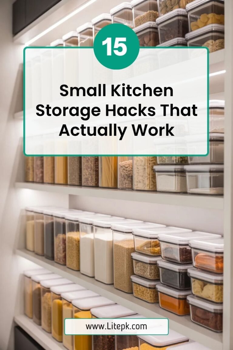 15 Small Kitchen Storage Hacks That Actually Work