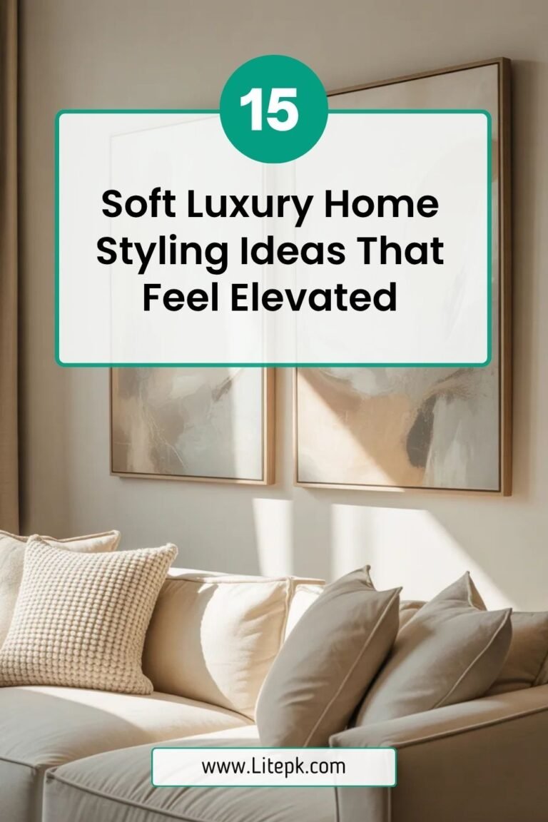 15 Soft Luxury Home Styling Ideas That Feel Elevated