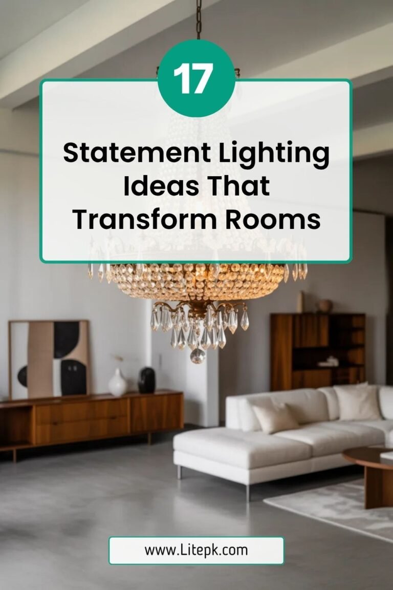 17 Statement Lighting Ideas That Transform Rooms