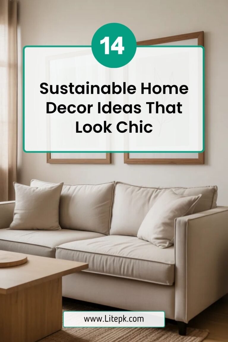 14 Sustainable Home Decor Ideas That Look Chic