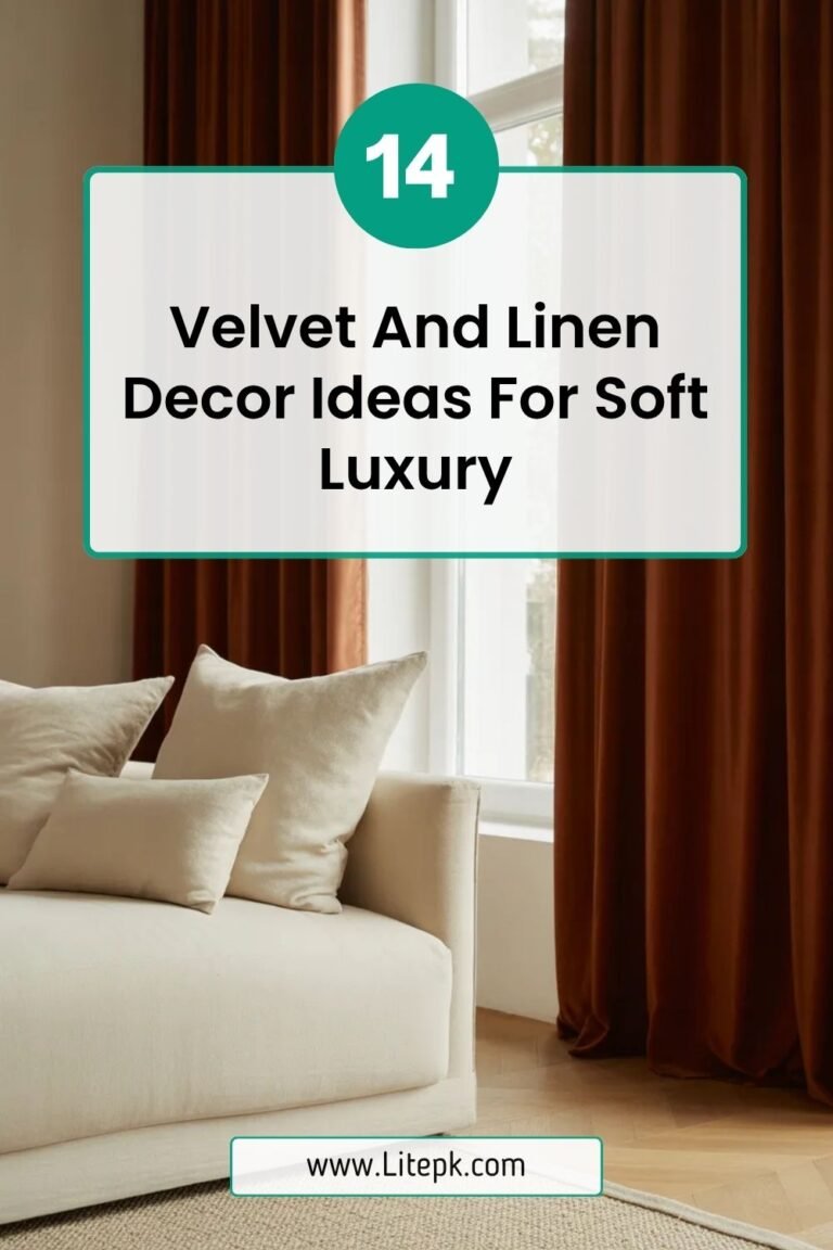 14 Velvet And Linen Decor Ideas For Soft Luxury