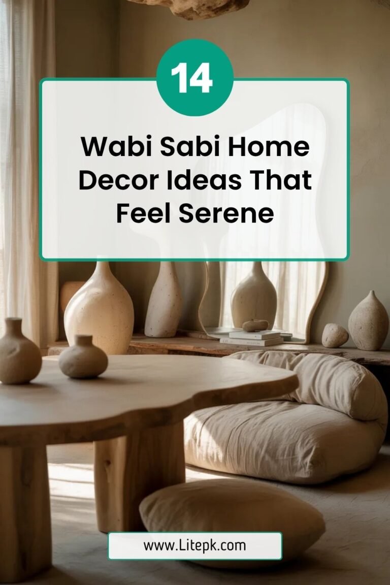 14 Wabi Sabi Home Decor Ideas That Feel Serene