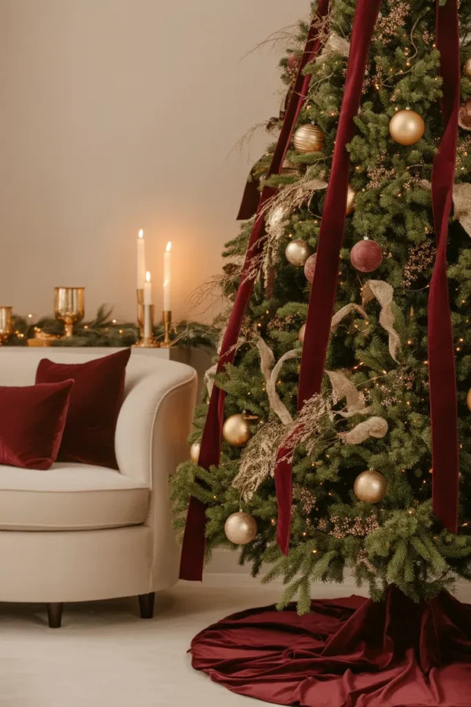 Burgundy and Gold Classic Luxury Theme