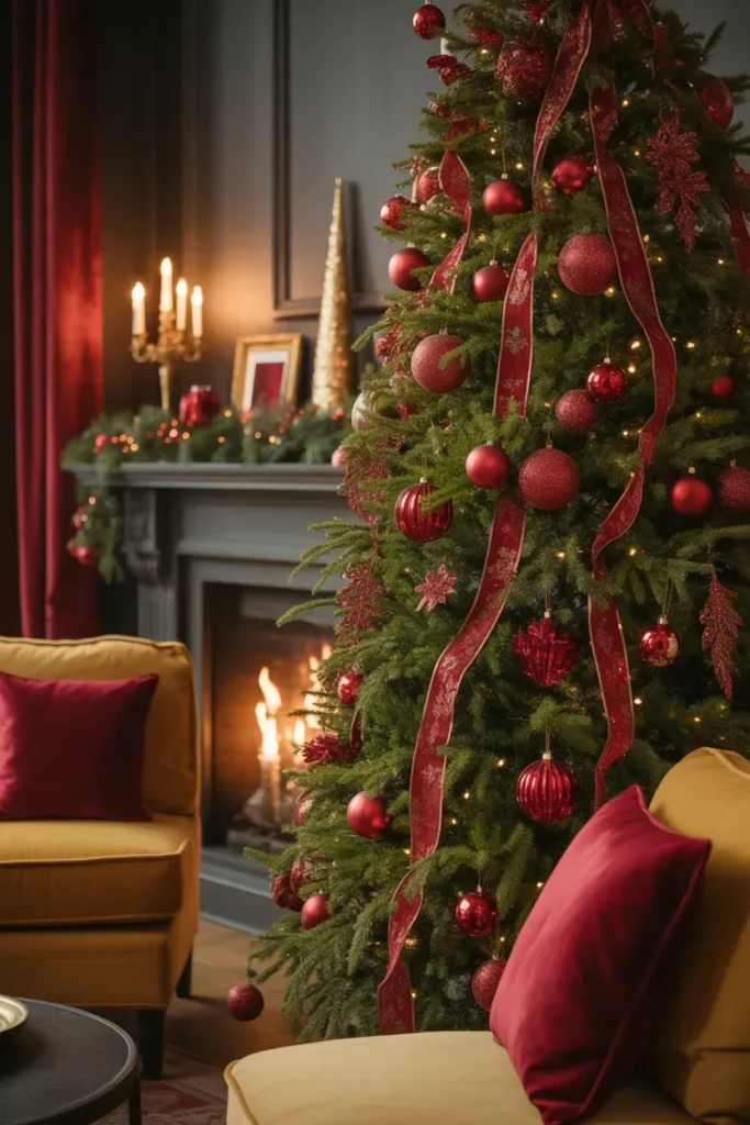 Classic Red and Gold Elegance