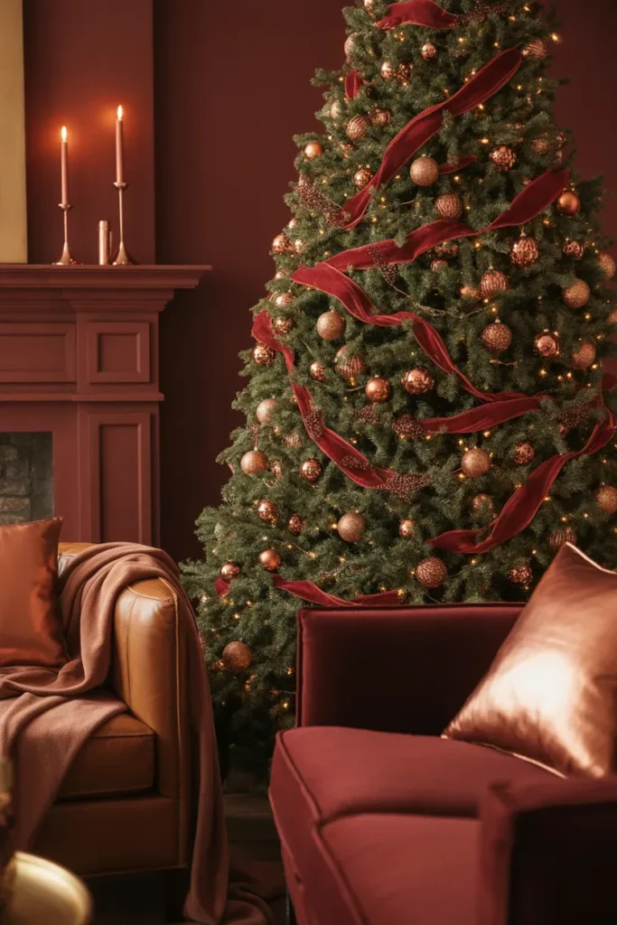 Burgundy and Copper Warm Glow Theme