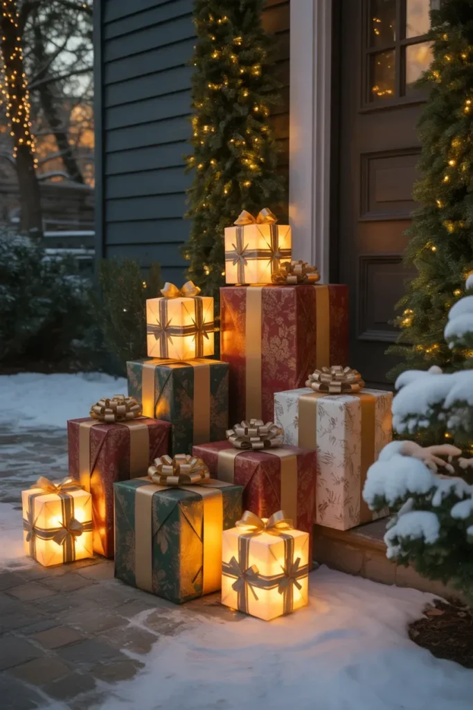 DIY Illuminated Gift Boxes