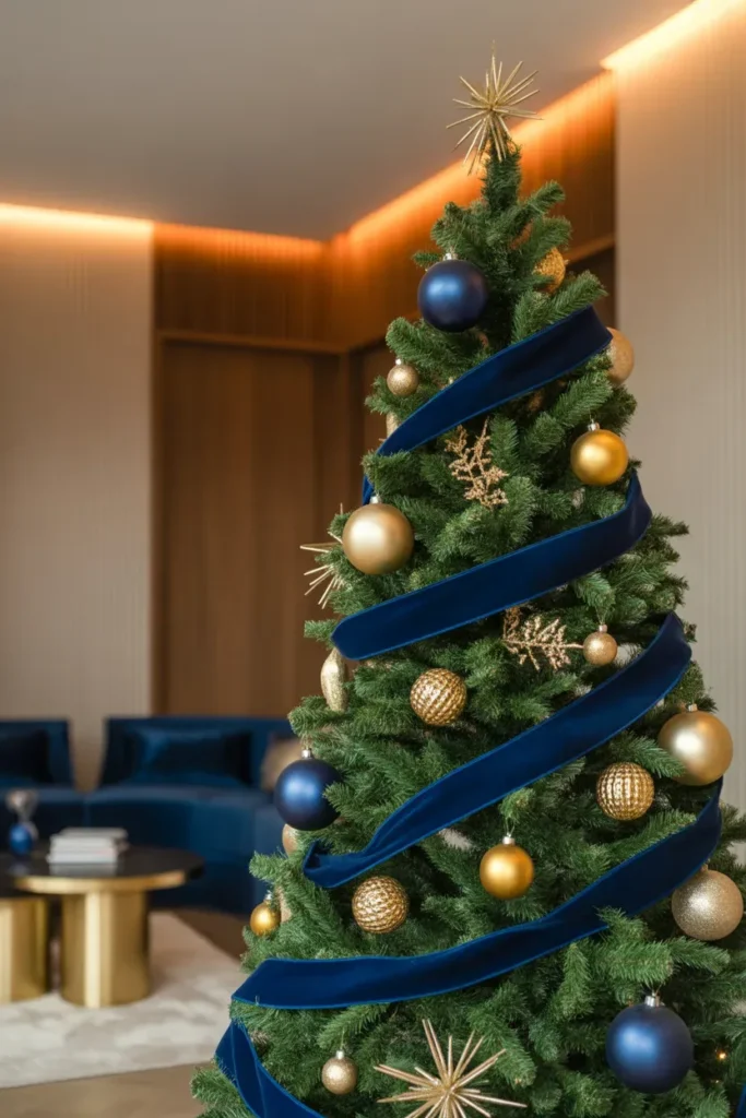 Navy Blue and Gold Sophistication
