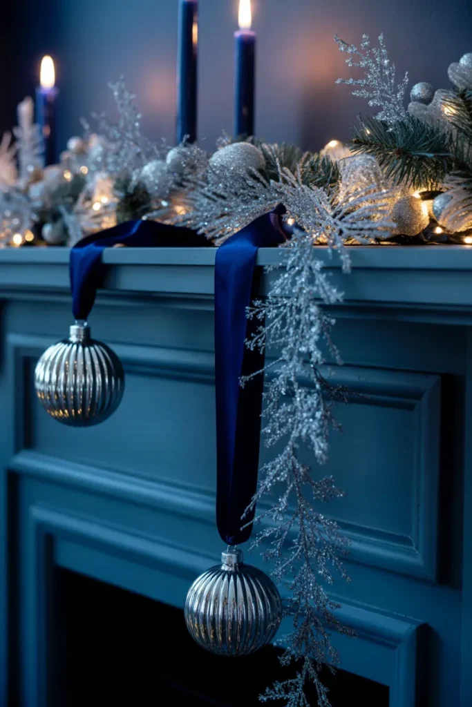 Deep Blue and Silver Palette