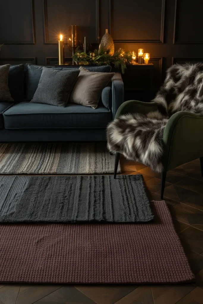 Textured Rugs and Fabrics