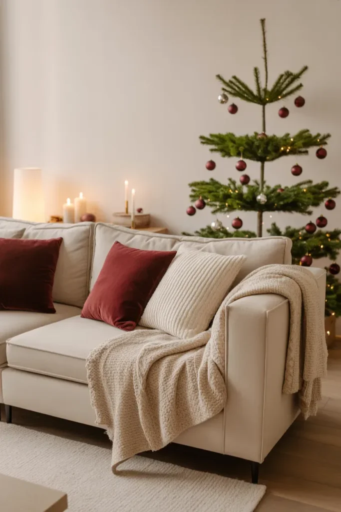Burgundy and Cream Cozy Elegance Theme
