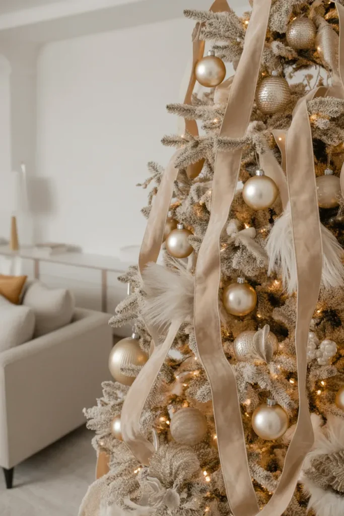Champagne Velvet Glam Tree