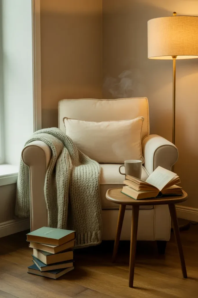 Cozy Reading Nook Setup