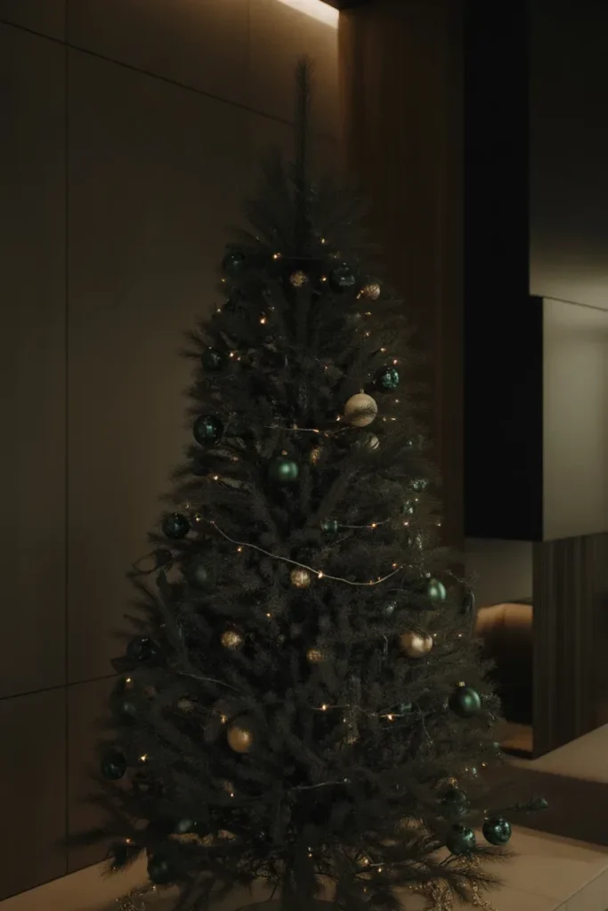 Black Christmas Tree Styling