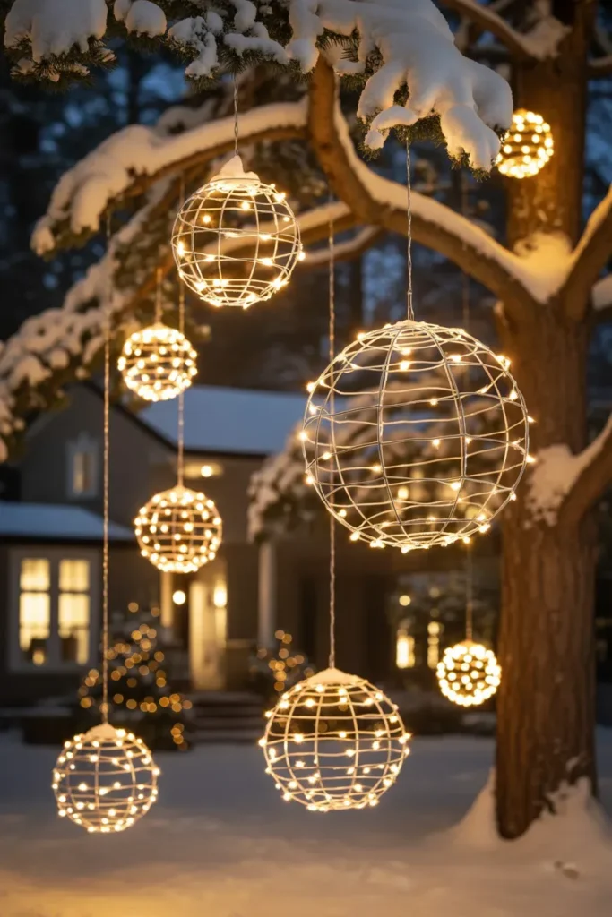 DIY Hanging Light Balls