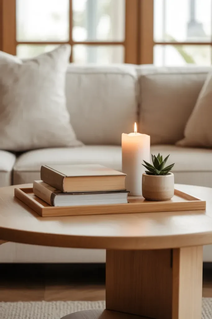 Minimalist Coffee Table Styling