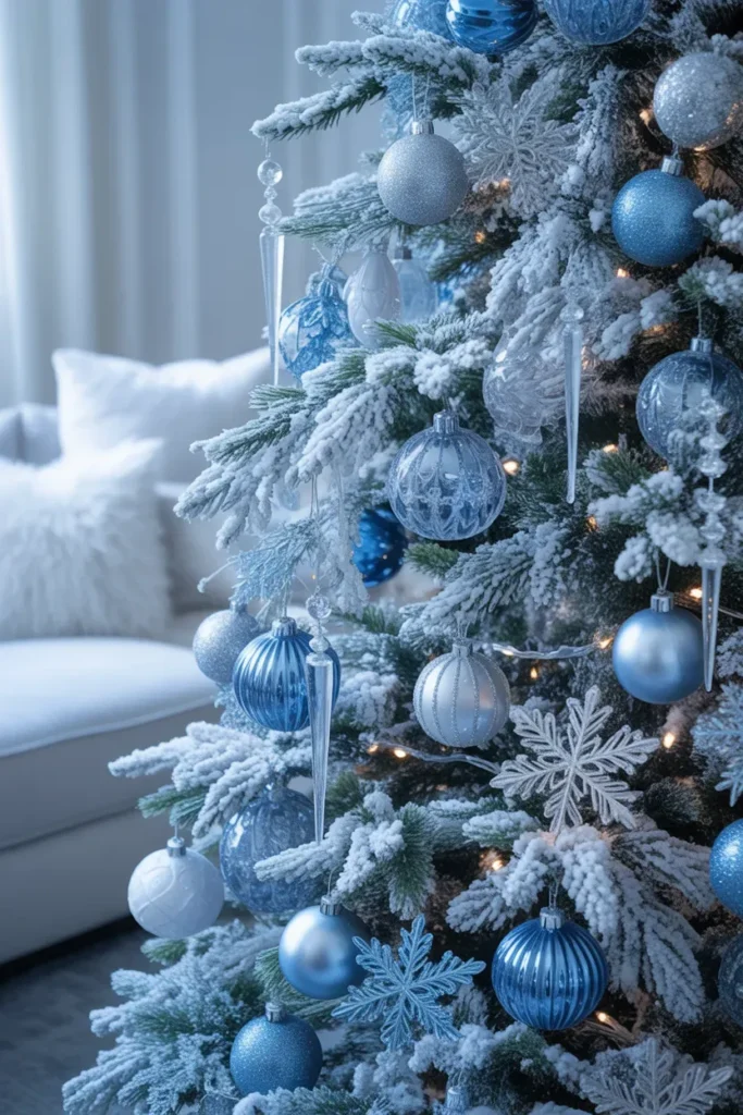 Blue and Silver Frosted Theme