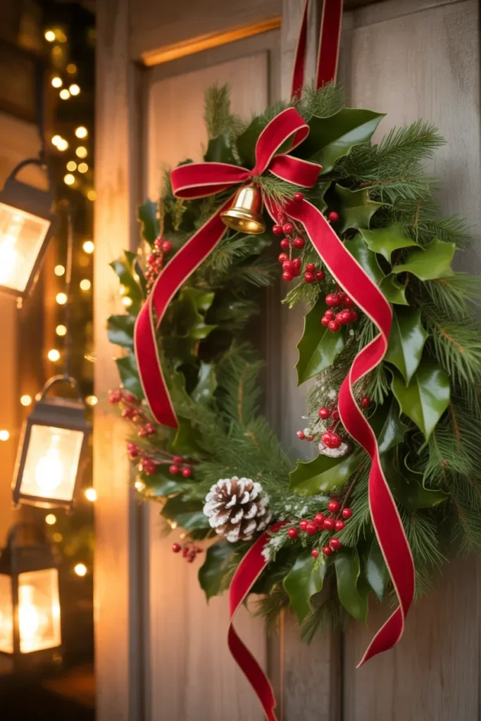 DIY Outdoor Christmas Wreaths